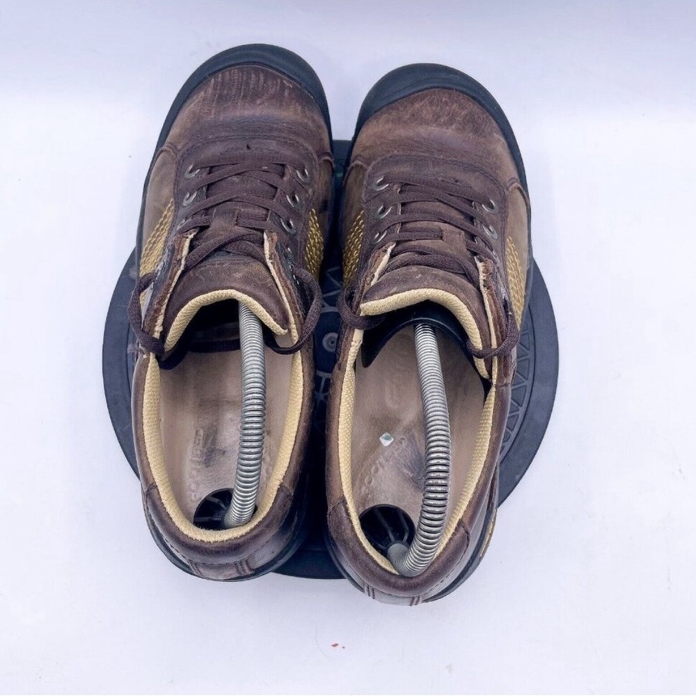 Keen Utility hiking Womens Oxford Brown Leather Lace Up Shoes Size 8 - Picture 5 of 8